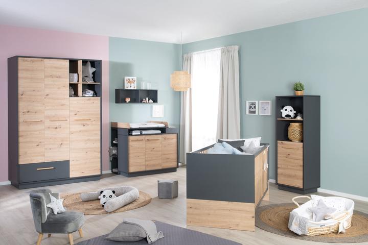 Produktbild Roba Lenn (Wickelkommode, Babybett, Kinderkleiderschrank)