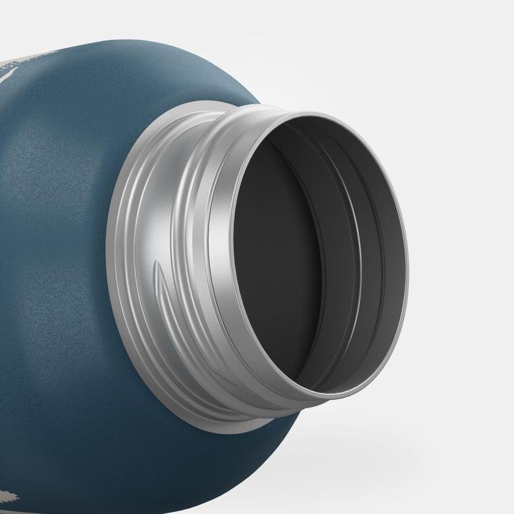 Immagine prodotto Quechua Borraccia per bambini 0,6 l in acciaio inox con chiusura rapida per escursioni - blu (0.60 l)