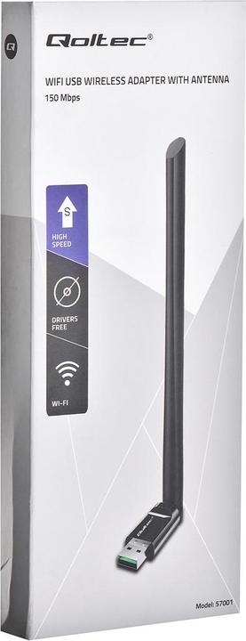 Immagine prodotto Qoltec 57001 Scheda di rete WLAN (USB)