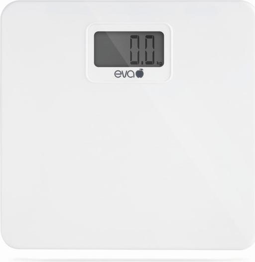Eva- Kochen und Haushalt Eva Personenwaage digital ABS weiss 150kg100g (150 kg)
