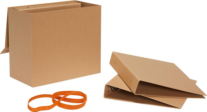 Produktbild Hübsch e ordner und aufbewahrungsbox elo (x3)