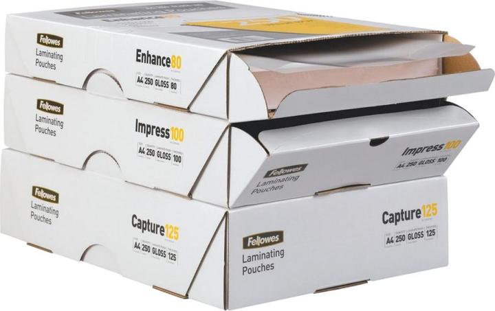 Produktbild Fellowes Enhance 80 (A4, 100 Stück, 80 µm)