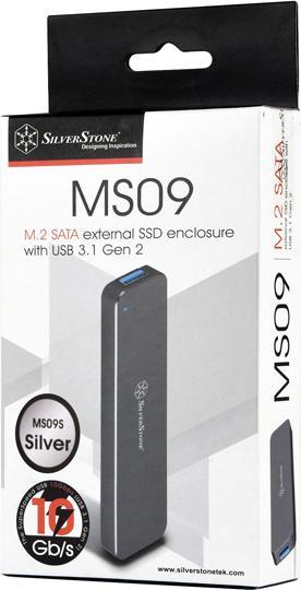 Immagine prodotto Silverstone Alloggiamento SST ext. M.2 SST-MS09S (M.2 2280, M.2 2260)