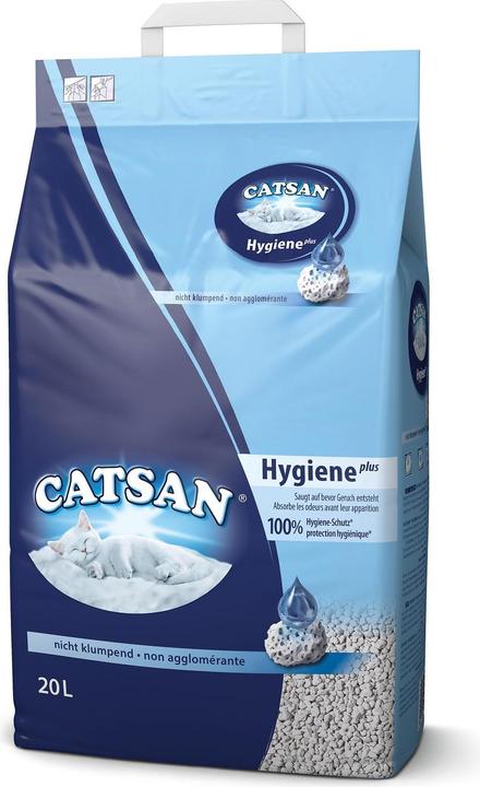 Catsan Hygiene Plus (Parfümiert, Neutralisierend, Nicht klumpend, 10 kg)