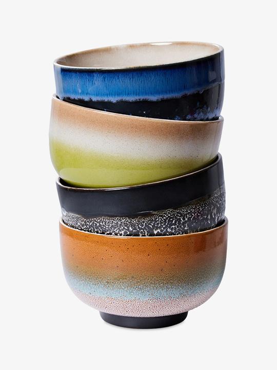 Immagine prodotto HK Living Ciotola 4 pezzi 70S CERAMICS safari (13.50 cm, 4 x)