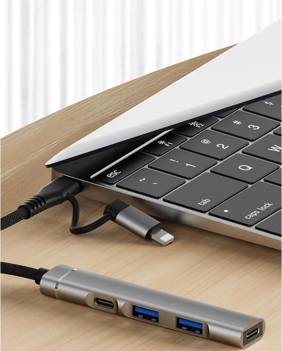 Produktbild PowerGuard 6-in-1 OTG Adapter (Lightning, USB Typ C)