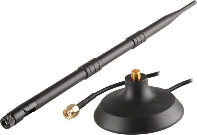 Produktbild Savio AK-05 Netzwerk-Antenne Omnidirektionale Antenne RP-SMA 12 dBi (WLAN)