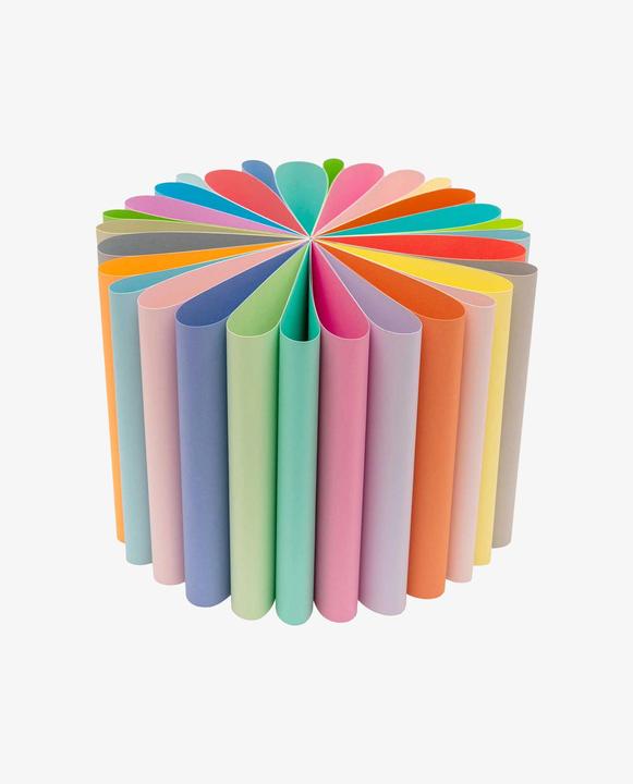 Actual product image Rico Design Construction paper 1 block of 30 sheets, pastel colours (180 g/m², 1 x)