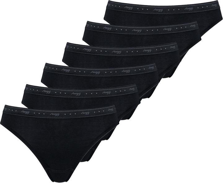 Actual product image Sloggi Pack of 6 24/7 100 Tai Briefs (42, XL, pack of 6)