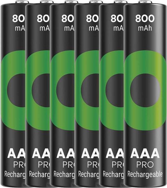 Produktbild GP Batteries GP Nab??jec?? bat. ReCyko Pro AAA (HR03) - 6ks (6 Stk., AAA, 800 mAh)