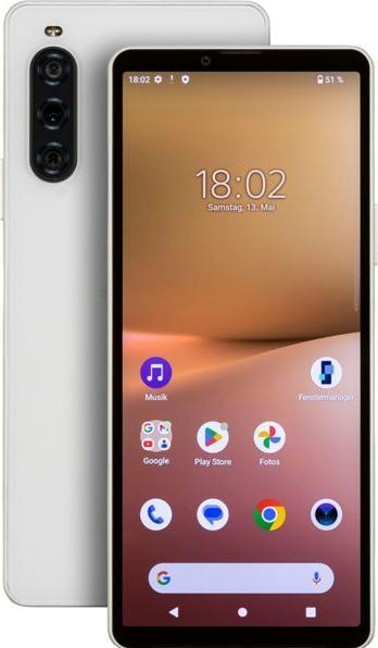 Produktbild Sony Xperia 10 V (128 GB, White, 6.10", SIM + eSIM, 48 Mpx, 5G)