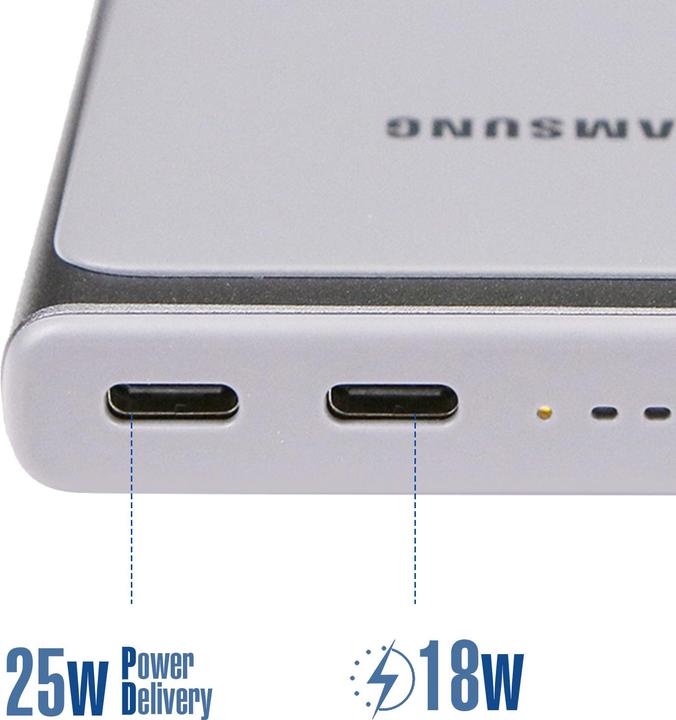 Immagine prodotto Samsung Banca di potenza induttiva EB-U3300 (10000 mAh, 25 W, 37 Wh)