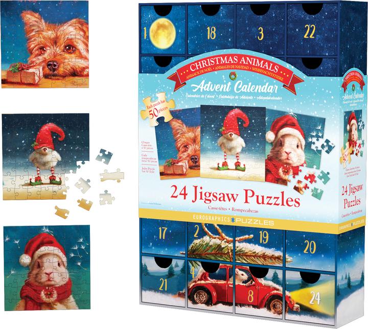 Produktbild Eurographics Puzzle - Weihnachtstiere