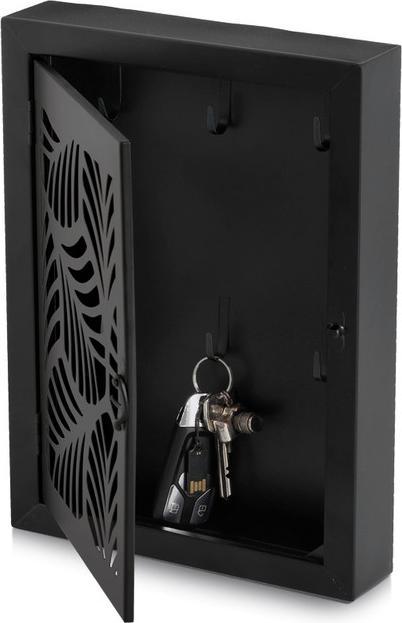 Actual product image Zeller Present Schlüsselkasten Leaves Metall 22x5x30 cm (22 x 5 x 30 cm)