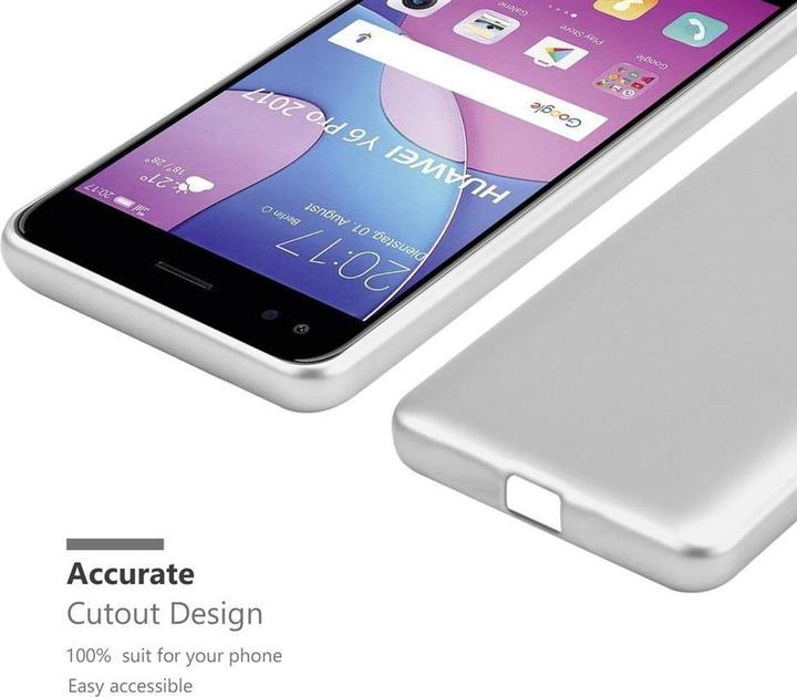 Produktbild Cadorabo TPU Matt Metallic Cover (Huawei Y6 Pro (2017))