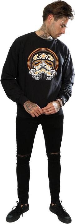 Actual product image Star Wars Mens Stormtrooper Dia De Los Muertos Sweatshirt (XL)