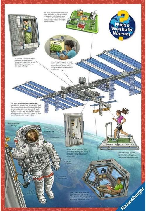 Produktbild Ravensburger Wieso? Weshalb? Warum? Auf der Weltraumstation (100 Teile)