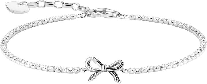 Produktbild Thomas Sabo Schleifen-Armband mit weissen Steinen (19 cm, 925er Silber)