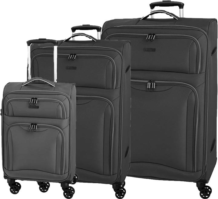 Produktbild D&N Travel Line 9204 4 Rollen Kofferset 3-teilig (202 l, XL (ab 115l))