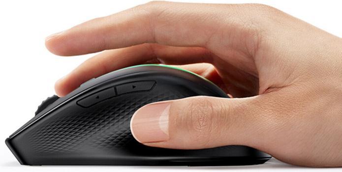 Actual product image Ugreen Wireless mouse MU101 2.4G+BT (Blue) (Cable)