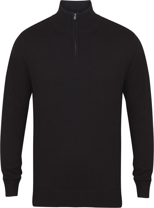 Actual product image Henbury 14 zip long sleeve jumper (L)