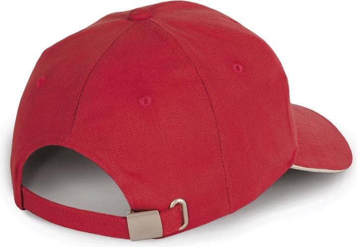 Image du produit K-up Casquette sandwich contrasté - 6 panneaux - coton biologique (Taille unique)