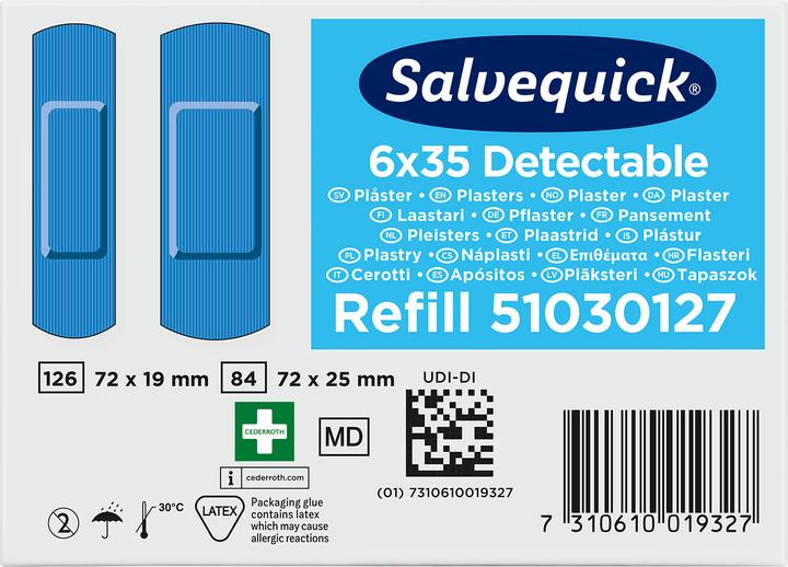 Immagine prodotto Salvequick Strisce di gesso rilevabili (6 x)