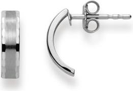 Produktbild Natsumi Schmuck Ohrstecker Weissgold 18K/750 flach (750/18 K Weissgold)