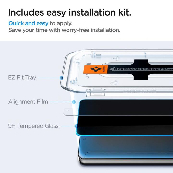 Image du produit Spigen GLAS.tR EZ Fit (2 pièce(s), Samsung Galaxy S24+)