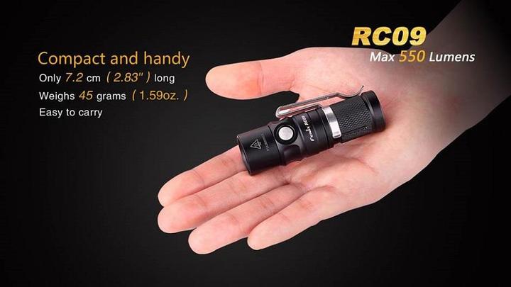Actual product image Fenix Rc09 (7.50 cm, 550 lm)
