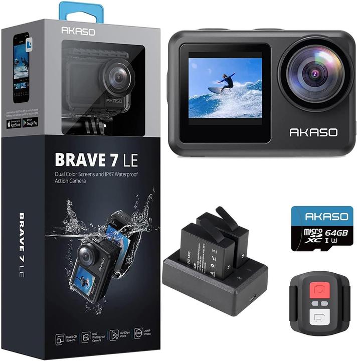 Immagine prodotto Akaso Action Cam 4K30FPS mit Touchscreen und EIS 2.0 (WiFi)