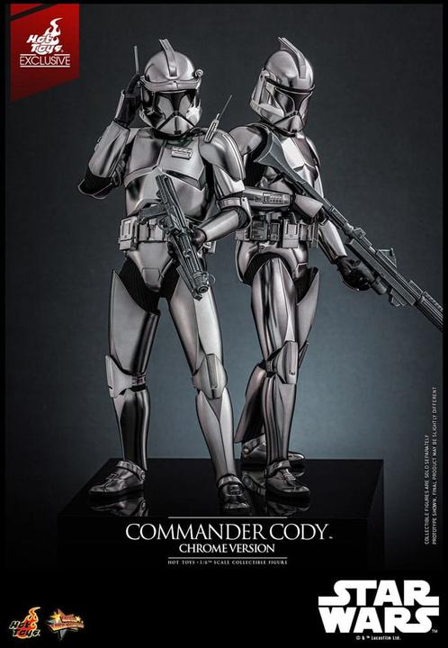 Produktbild Hot Toys Star Wars Movie Masterpiece Actionfigur 1/6 Commander Cody (Chrome Version) Exclusive 30 cm