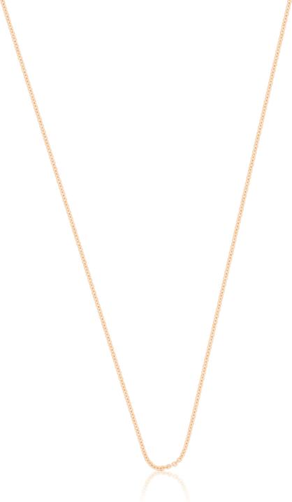 Immagine prodotto Muau Collana con ancora rotonda in oro rosa 750, 1,1 mm, 40 cm (Oro rosa 750/18 carati, 40 cm)