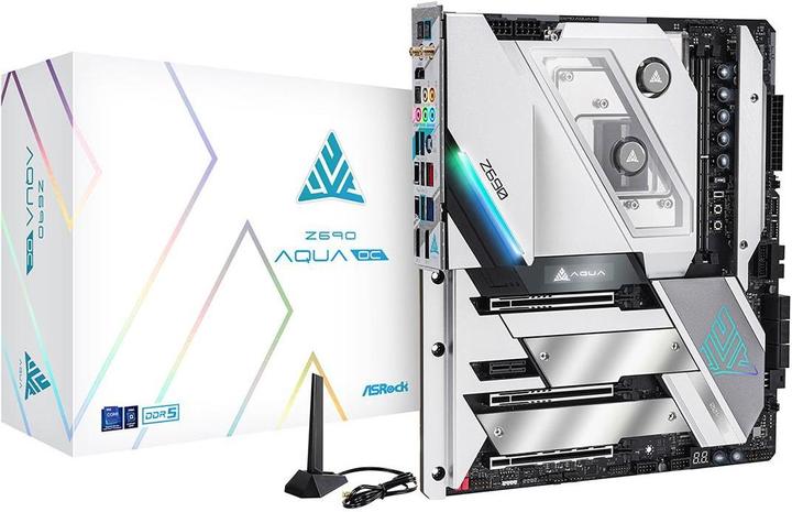Actual product image AsRock Motherboard Z690 Aqua OC (LGA 1700, Intel Z690 (DDR5), E-ATX)