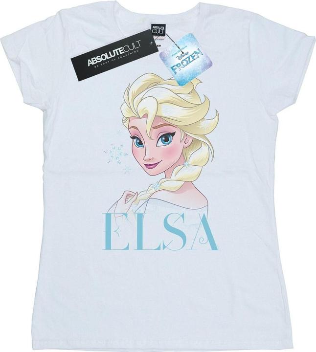 Immagine prodotto Disney Frozen Elsa Snowflake Portrait Maglietta Donna (S)