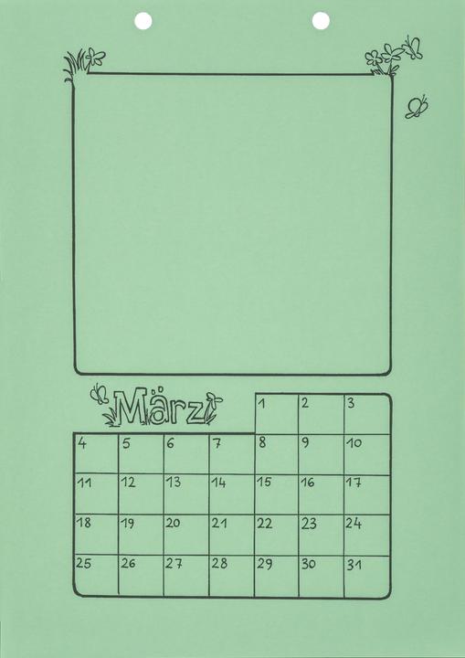 Produktbild Betzold Blanko Kalender Set