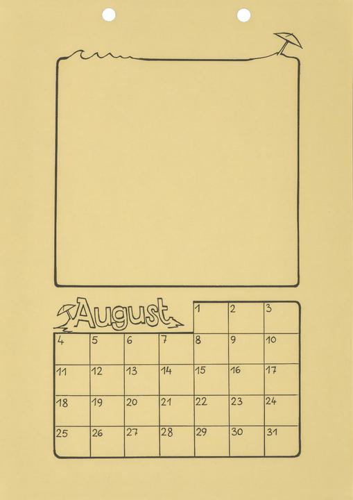 Produktbild Betzold Blanko Kalender Set