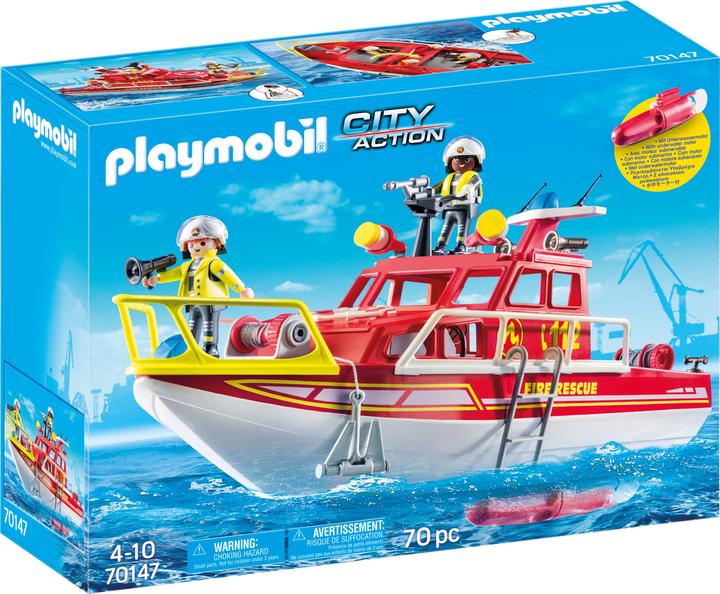 Produktbild Playmobil Feuerlöschboot (70147)