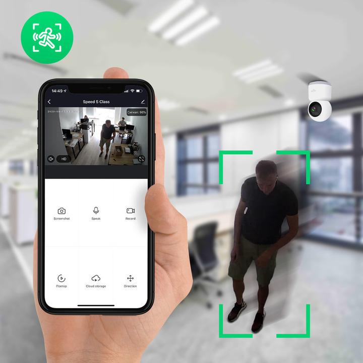 Produktbild Nous W2 Smart WiFi PTZ IP Camera (1920 x 1080 Pixels)