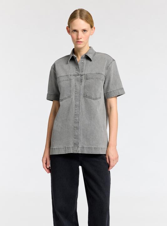 Actual product image Selected Femme Oversized denim shirt (40)