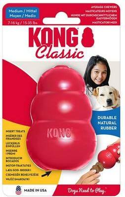 Image du produit KONG Classic (Apporter, Jouet alimentaire pour chien, Jouet à lancer chien)
