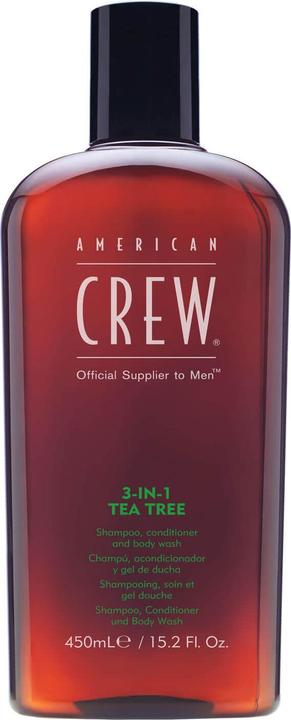 Produktbild American Crew Crew Classic 3In1 Tea Tree (450 ml, Flüssiges Shampoo)