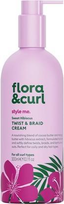 NoName Floracurl Sweet Hibiscus Twist Braid Cream Haarcreme 300ml (Haarcreme, 300 ml)