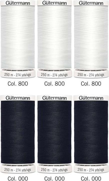 Produktbild Gütermann Set 6x Allesnäher 250m (250 m)