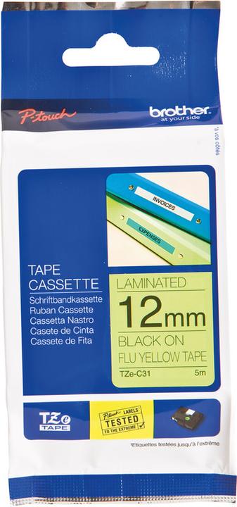 Actual product image Brother Tze-C31 (1.20 cm, Black)