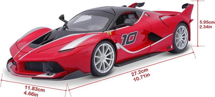 Image du produit Bburago Maquette de voiture 1:18 Ferrari FXX-K