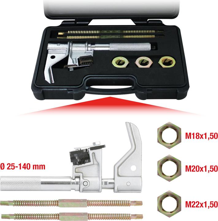 Actual product image KS Tools Thread repair set for internal and external threads, 25-140mm, 6 pcs.