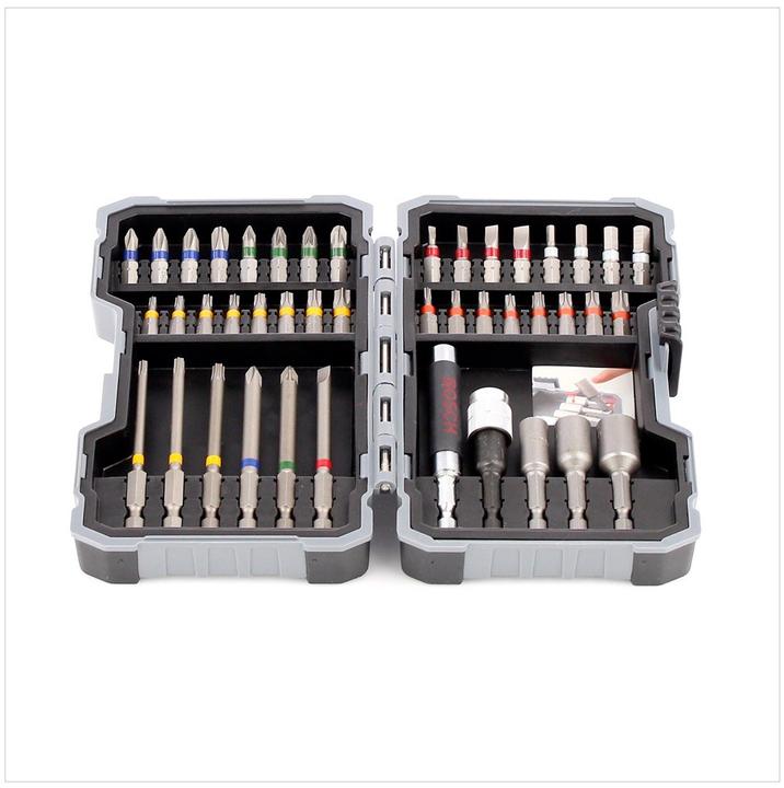 Actual product image Bosch Professional Zubehör Screwdriver bit set (Hexagon socket TX M10, Hexagon socket TX M15, Hexagon socket TX M20, Hexagon socket TX M30, Cross Phillips PH M1, Cross Phillips PH M2, Hexagon socket TX M25, Hexagon socket TX M27, Hexagon socket TX M40, Cross Pozidriv PZ M1, Cross Pozidriv PZ M2, Cross Phillips PH M3, Cross Pozidriv PZ M3)