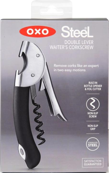 Produktbild OXO Doppelhebel-Kellnerkorkenzieher (Kellnermesser)