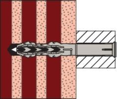 Actual product image Fischer Frame anchor R 88542 SXR 10x160 T Screws A 4/Dowel nylon (50 pcs.)